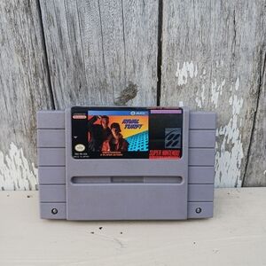 Rival Turf - Authentic Super Nintendo Game SNES Not Tested